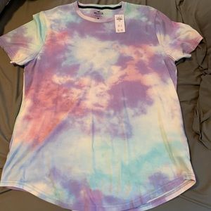 Holister curved hem t shirt